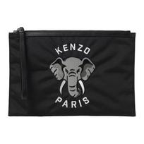 Kenzo Varsity Užsegimas užtrauktuku Poliesterio delninė didelė vyriška delninė Juoda FE55PM612F2199 Basic Set (Bag+Dust Bag)
