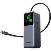 Powerbank 20000mAh UGREEN PB726 USB + USB-C 165W su susukamu laidu (gray) | UGR5815 | 6941876269921