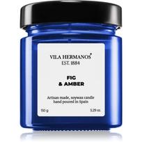 Vila Hermanos Apothecary Cobalt Blue Fig & Amber kvapioji žvakė 150 g