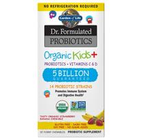 Garden of Life Dr. Formulated Probiotics Kids+, Strawberry Banana - 30 kramtomųjų tablečių
