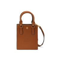 Tory Burch Blake reguliuojamas nuimamas peties dirželis odinė pirkinių rankinė per petį mini rankinė Moteriškos rankinės Ruda 138274-907 Basic Set (Bag+Dust Bag)