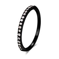 Tiny Delicate Micro Pave Zircon Rings For Women Trendy Chic Crystal Daily Dating Women's Stackable Ring Fashion Jewelry R133 4