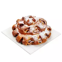 Pynė su juodųjų serbentų ir plikyto kremo įdaru, 450 g