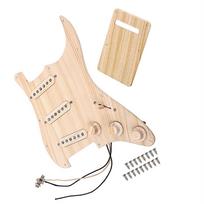 Prewired-Loaded Pickguard Guard Cover Maple Double Coils Pickups Scratch Plate Strat Guitar Parts Music Equipment Accessories