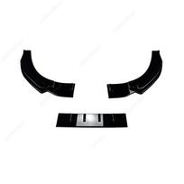 3Pcs Car Front Bumper Lip Spoiler Splitter Diffuser For VW Golf 8.5 MK8.5 GTI Rline 2025-2025+ ABS Gloss Black Bodykits Tuning