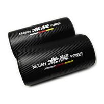 2 vnt. Mugen Power Kaklo pagalvė Juoda Anglies Pluošto Automobilio Sėdynės Pagalvėlė Lenktyninė Galvos Atrama juoda