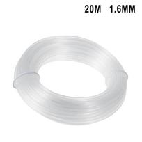 1 ritinėlis 20 m 1,6/2,0 mm žoliapjovės valas Nailoninis žolės pjovimo laidas Krūmapjovės valas Pjovimo viela Vejapjovės priedai