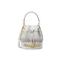 Michael Kors Mk Devon Išpjauta Odinė Įstrižinė Rankinė Vidutinė Moteriškos Rankinės Baltos 30T2GDVS2L-085 Basic Set (Bag+Dust Bag)