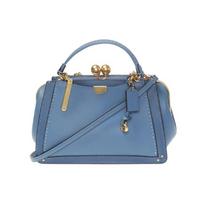 Coach Kisslock 21 Odinė Rankinė Moteriškos Rankinės Džinsinė 73935-B4D61 Basic Set (Bag+Dust Bag) gray