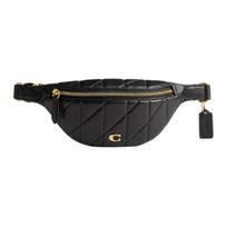 Coach Essential 30 Išorinė kišenė su užtrauktuku Reguliuojamas peties dirželis Napa odos juosmens krepšys Didelis moteriškas juosmens krepšys Juodas CR506-B4BK Basic Set (Bag+Dust Bag)