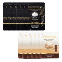 FarmStay Cream Mask Sheet Duo Set 1box (23g / 0.81 oz per sheet × 12 sheets) (3 Options) #1Box(Snail 6ea+Rice 6ea)