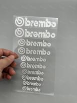Sticker caliperis Brembo lipdukas stabdžių suportui Atsparus aukštai temperatūrai brembo