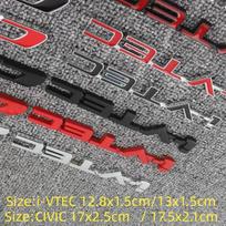 Naujas Automobilio Stilius 3D CIVIC I-VTEC Metalas Chromas Cinko Lydinys Emblema Automobilio Kėbulo Ženklelis Lipdukas Automobilio Aksesuaras I-VTEC 13x1.5cm juoda