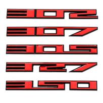 302 305 307 327 350 logotipo automobilio lipdukas, skirtas ZR1 CORVETTE Blazer SONIC CRUZE Silverado Volt MALIBU Camaro SPARK IMPALA 305 Black