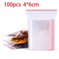 100 vnt. užsegami zip lock maišeliai, plastikinė skaidri pakuotė, poly zip lock maišelis, savaime užsidarantis, skaidrus maisto laikymo pakuotė, šviežumo maišelis