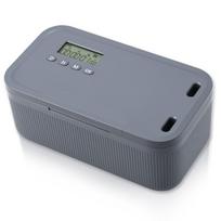Timer Lock Boxes Electronic Lockable Container Multi Function Phones Cigarettes Personal Items  Files Items Safe Storage pilka spalva