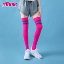 1Pair Womens Striped Thigh High Socks Thin Tube Over Knee Tights Casual Running Stockings balta