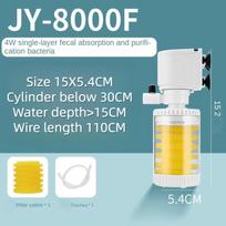 Akvariumo filtras tylus trys viename įmontuotas panardinamas siurblys filtravimo įranga akvariumo filtras JY8000F