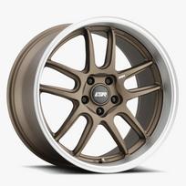 ESR Wheels APX8 18x8.5 Blank ET-10-35 Matte Bronze w/ Machined Lip 885111CC APX8MBRNZ-ML