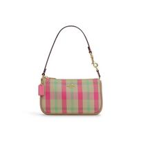 Coach Nolita 19 Vintažinis languotas rankinis krepšys su užtrauktuku Audinio Mažas moteriškas rankinis krepšys Rožinis CBK65-IMPMC Basic Set (Bag+Dust Bag)