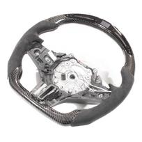 BMW GXX CARBON FIBRE / ALCANTARA LED FLAT BOTTOM STEERING WHEEL WITH HEATING