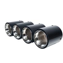 BMW F90/F92 M5/M8 CARBON FIBRE EXHAUST TIPS - CHROME x4