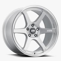 ESR Wheels APX6 19x8.5 Blank ET-15-30 Hyper Silver w/ Machined Lip 985111CC APX6HS-ML