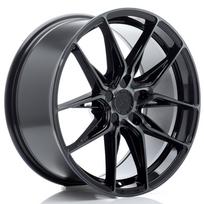 JR Wheels JR44 18x8 ET20-42 5H BLANK Black Machined w/ Tinted Face