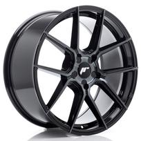 JR Wheels JR30 19x8 ET20-40 5H BLANK Black Machined w/ Tinted Face