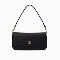 Calvin Klein Casual Fashion Versatile Commuter Synthetic Material Tote Bag Medium Women bags Space-Black 4K3161G-UB1 Basic Set (Bag)