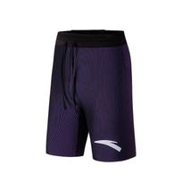 Anta Professional Running Compression Five-Point Sports Shorts Men Shorts Basic-Black Palace-Purple 152445305-2 3XL black