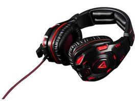 MODECOM VOLCANO MC-832 GHOST laidinės ausis uždengiančios žaidimų ausinės su mikrofonu ir Virtual 7.1 surround sound bei LED apšvietimu