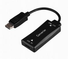 GEMBIRD Active 4K 30Hz HDMI female to DisplayPort male adapter cable 0.15 m black