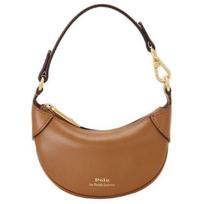 Polo Ralph Lauren Polo ID Logotipas Užtrauktukas Odinė Rankinė Moteriškos Rankinės Ruda WAPOSLG02320050 Basic Set (Bag+Dust Bag)
