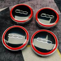 4 vnt. 60 mm Fiat 500 ratų centriniai dangteliai Ratlankių apsauginiai nuo dulkių dangteliai Dangteliai Emblema Punto Stilo Bravo Ducato Freemont 124 600