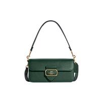 Rankinė Coach Morgan 27 Vienspalvė Sagtis Nuimamas Peties Dirželis Odinė Rankinė Moteriškos Rankinės Tamsiai Žalia CE561-IMV1Y Basic Set (Bag+Dust Bag)
