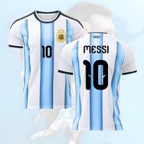 2026 Pasaulio taurė Argentinos namų marškinėliai futbolo komanda Numeris 10 Unisex Gerbėjų marškinėliai Greitai džiūstantys kvėpuojantys futbolo marškinėliai moterims vyrams madingi nauji marškinėliai XXS