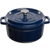 Ketaus puodas 4.7L, mėlynas, su dangčiu