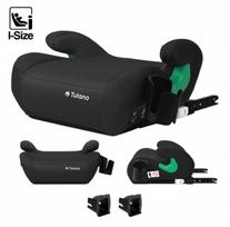 Automobilinė kėdutė «Tulano Cabby 35 Black ISOFIX 125-150cm I-Size», juoda