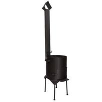 Krosnelė kazanui 22-30L / skersmuo 49cm, juodas plienas 3mm/ Kazan Mangal/ KM30