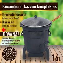 Komplektas: Kazanas 16L (Namangan), krosnelė kazanui 3mm, samtis.