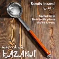 Samtis uzbekiškam kazanui 64 cm su medine rankena