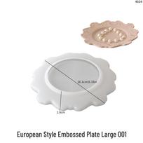 Poppy European-Style Embossed Flower Silicone Mold for DIY Resin or Plaster Bowl