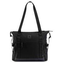 Jordan Logo Užtrauktukas Poliesterio Pirkinių Krepšys Rankinis Peties Krepšys Unisex krepšiai Juodas IB8462-010 Black