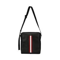Bally Mythos Logotipo Spaudinys Reguliuojama Peties Rankena Odinė Crossbody Rankinė Vyriškos Rankinės Juoda 6308451 Basic Set (Bag+Dust Bag)