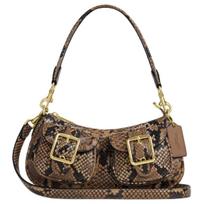 Coach Ashton 25 Odinė peties rankinė su gyvatės raštu Moteriška peties rankinė Ruda CCE38-IMYEK Basic Set (Bag+Dust Bag)