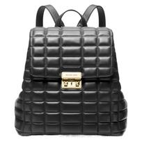 Michael Kors MK Tribeca Priekinis logotipas Avikailio kuprinė Maža moteriška kuprinė Juoda 30F5G2RB1L-001 Basic Set (Bag+Dust Bag)