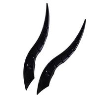 Car Roof Dragon Horn Decorative Modeling 3D Devil Horn Hatchback Auto Sticker Accessories Ornament Roof Suv Halloween Car D R5A9