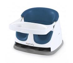 Ingenuity - 2in1 valgomojo kėdės sėdynės pagalvėlė BABY BASE tamsiai mėlyna
