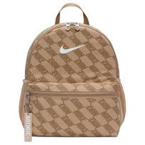 Nike Brasilia 11L Logotipas Poliesterio Mini Kuprinė Moteriškos Kuprinės Bukas HV6481-200 Beech Tree